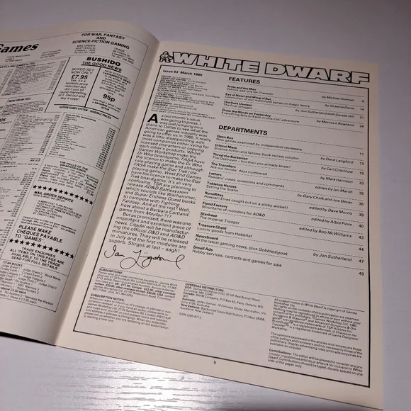 White Dwarf Magazine Issue number 63 March 1985 Advanced Dungeons & Dragons - Picture 6 of 9